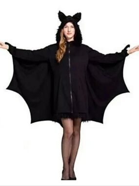 Bat Hoodie Costume Spirit Halloween, Medium
